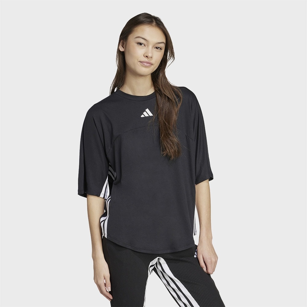 アディダスエクスプレスダンスボーイフレンドTシャツ-ブラック/JF3394