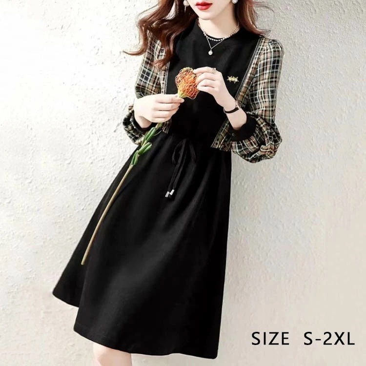 【 新作】シャツワンピース レディース 春秋 長袖 ロングワンピース 冬 着やせ ワンピース 体型カバー 大人可愛 オフィスカジュアル ハイウエスト 通勤