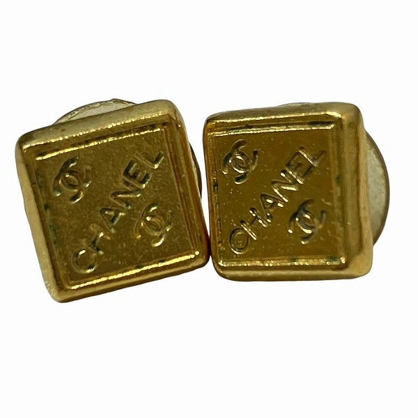 シャネル ココマーク スクエア ヴィンテージ ピアス ピアス レディース【中古】 29,850円