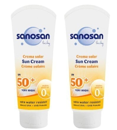 佐野産ベビーサンクリーム SPF50+(75ml*2本)UVケア・ベビーパウダー