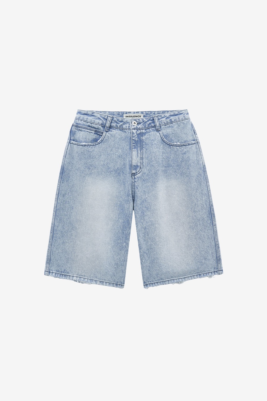 【INSILENCE】 STONE WASHED BERMUDA DENIM : BLUE 14,508円