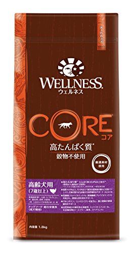 コア(グレインフリー 穀物不使用・高たんぱく質)高齢犬用(7歳以上)骨抜き七面鳥1.8kg