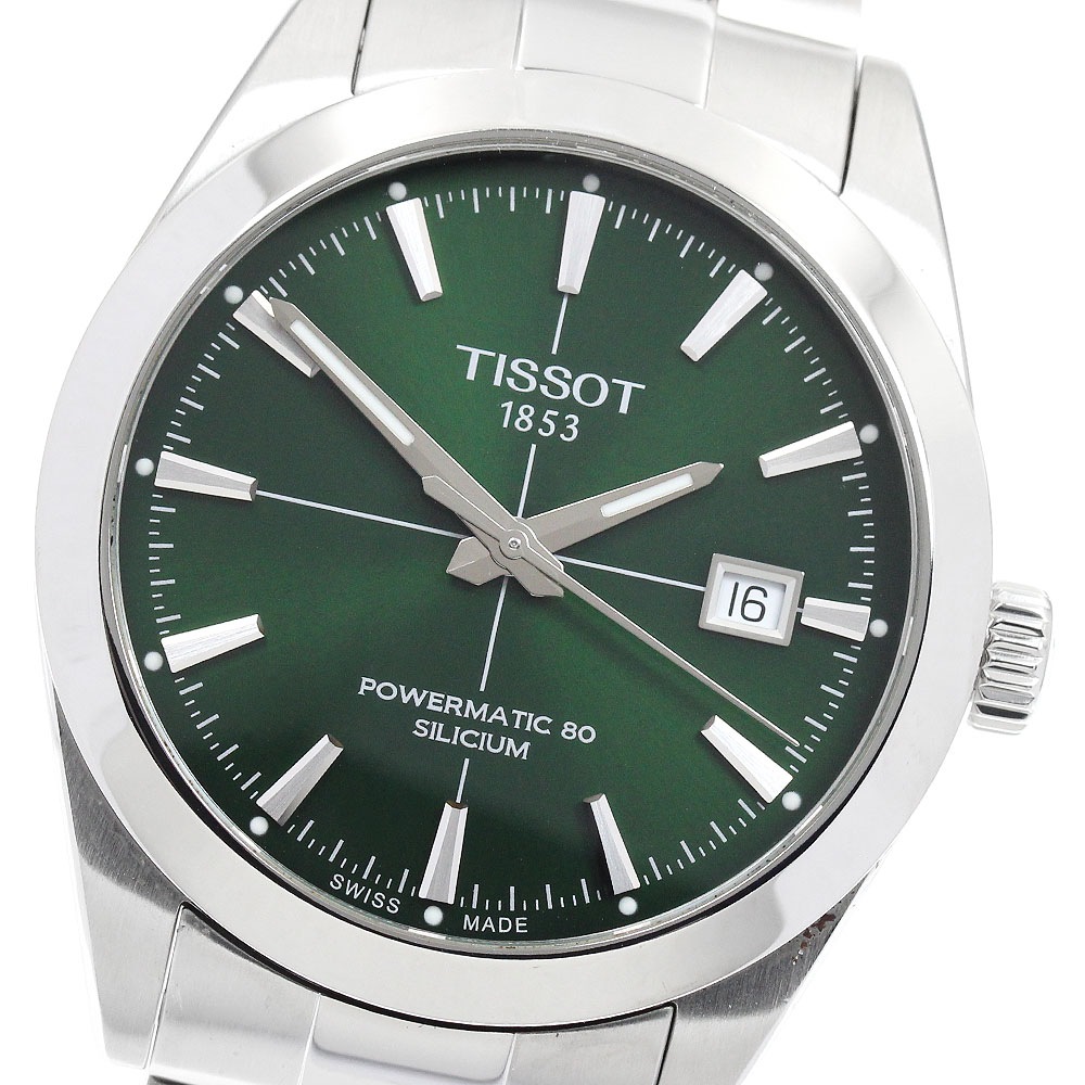 ティソ TISSOT T127407 ジェントルマン パワーマティック80 デイト 自動巻き メンズ 良品 _944104【中古】