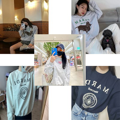 Mardi Mercredi トレーナー 2色セット Mardi Mercredi トレーナー 2色セット Mardi Mercredi