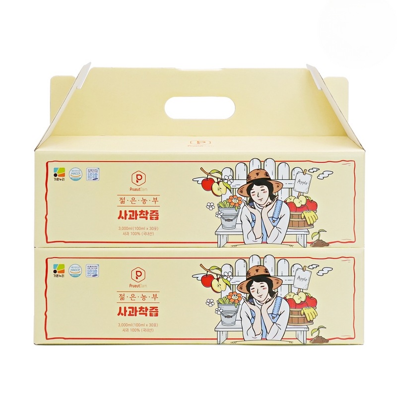 若い農夫NFCりんご汁30包+30包