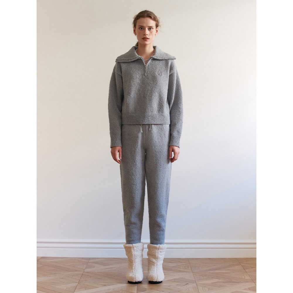 ROLAROLA ニットパンツ グレー