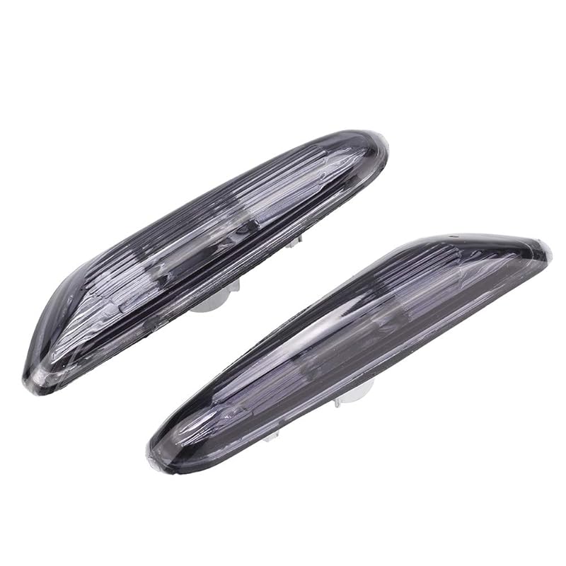 KIMISS 車用サイドマーカーランプターンシグナルライト ランプシェード 左右 E90 / E91 / E92 / E93 2006-2011用((#01))