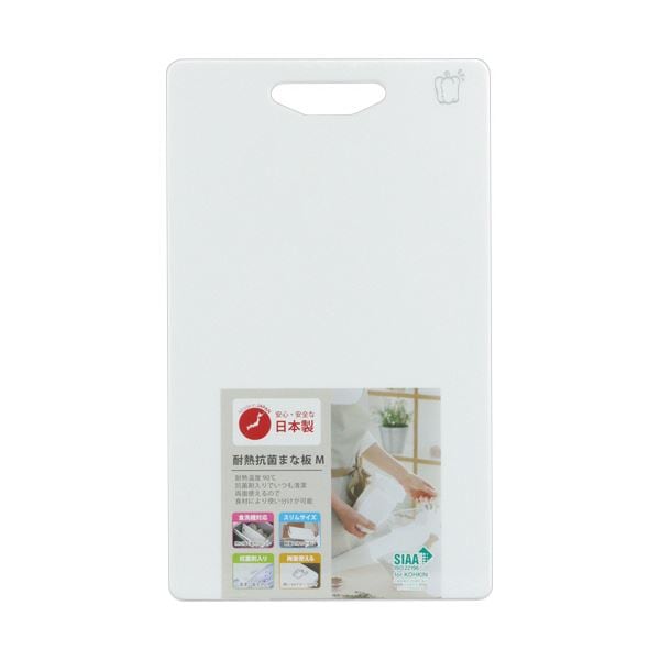 （まとめ）耐熱抗菌まな板 M TKW-M 1枚[x3セット]