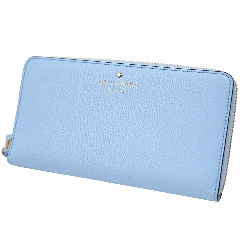 [訳ありアウトレット] ケイトスペード ニューヨーク 長財布 kate spade new york レディース 財布 ブルー アウトレット pwru3898-477