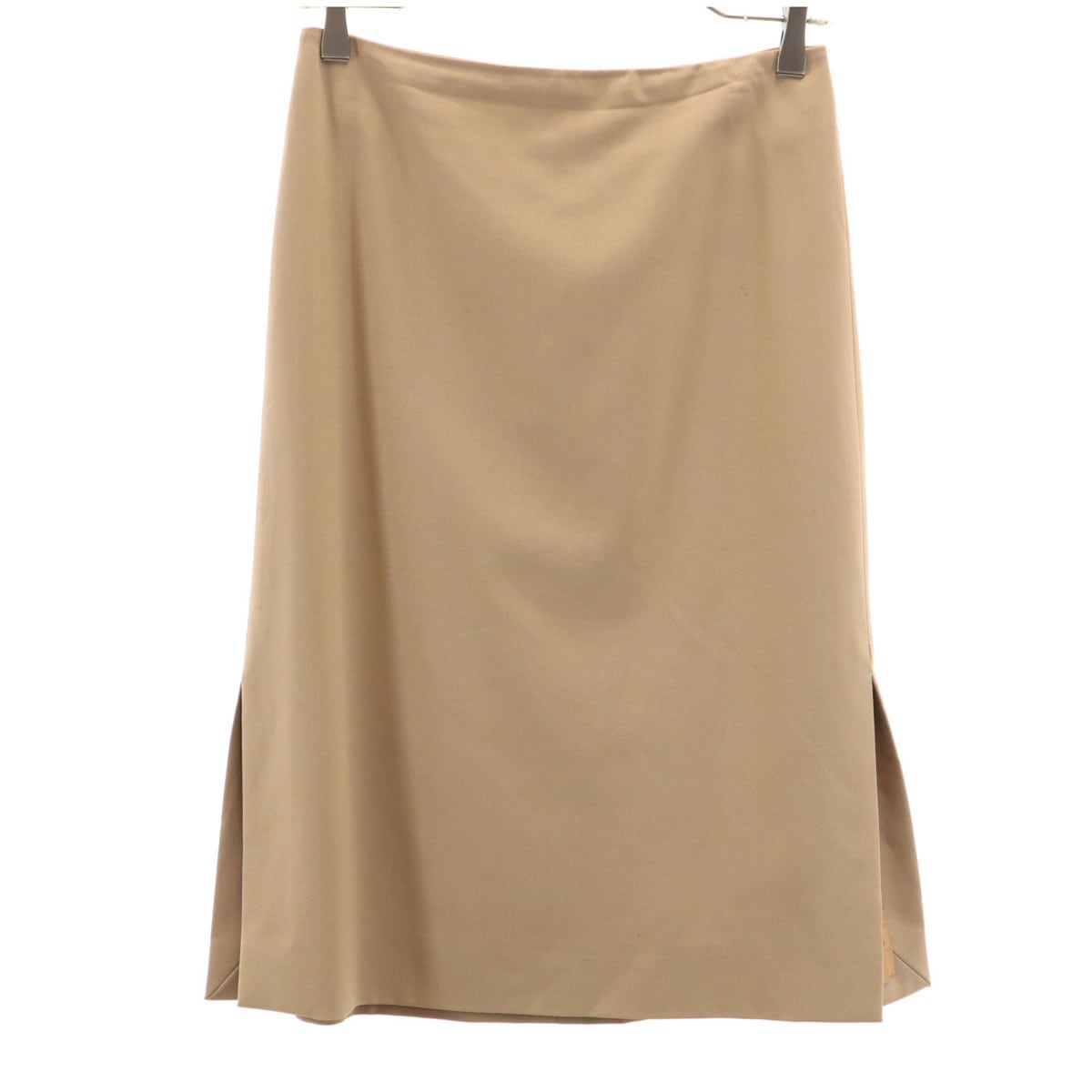 Salvatore Ferragamo サルヴァトーレフェラガモ 90s イタリア製 オールド ミディ丈 タイトスカート 40 ベージュブラウン レディース 古着