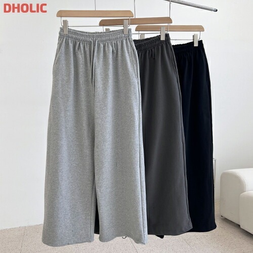 [メガ割りSALE]2WAYドロストループワイドスウェットパンツ