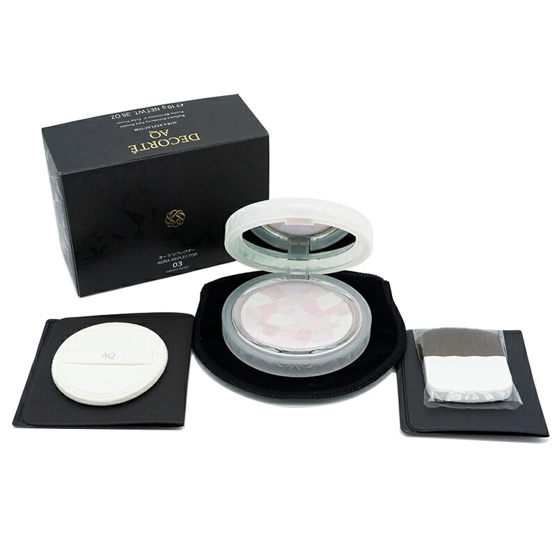 AQ オーラ リフレクター 本体 03 sakura beige 10g フェイスパウダー 透明感 素肌感 メイク崩れ防止 [ギフトラッピング対応]