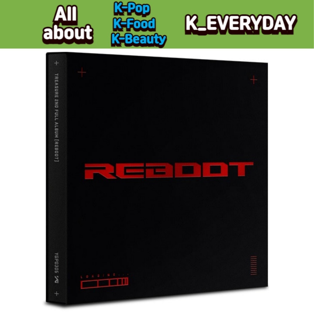 TREASURE 2ND FULL ALBUM [REBOOT] DIGIPACK VER. SET 並行輸入純正品