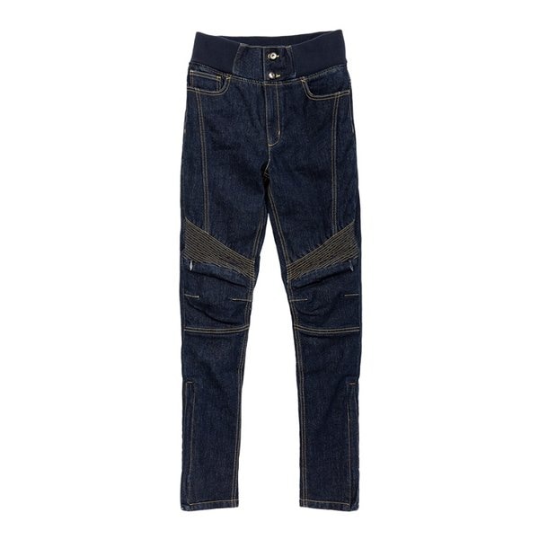 秋冬 ROP66 リブウォームストレッチパンツ レディース インディゴデニム Lサイズ ROP66/INDIGO DENIM/L