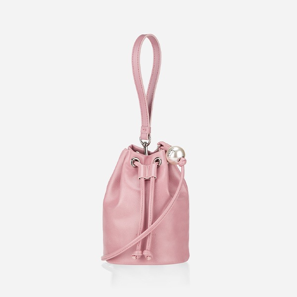 最愛 [ブランミニバケットバッグ_レザーピンク]Blanc Bag_Leather Bucket Mini ショルダーバッグ