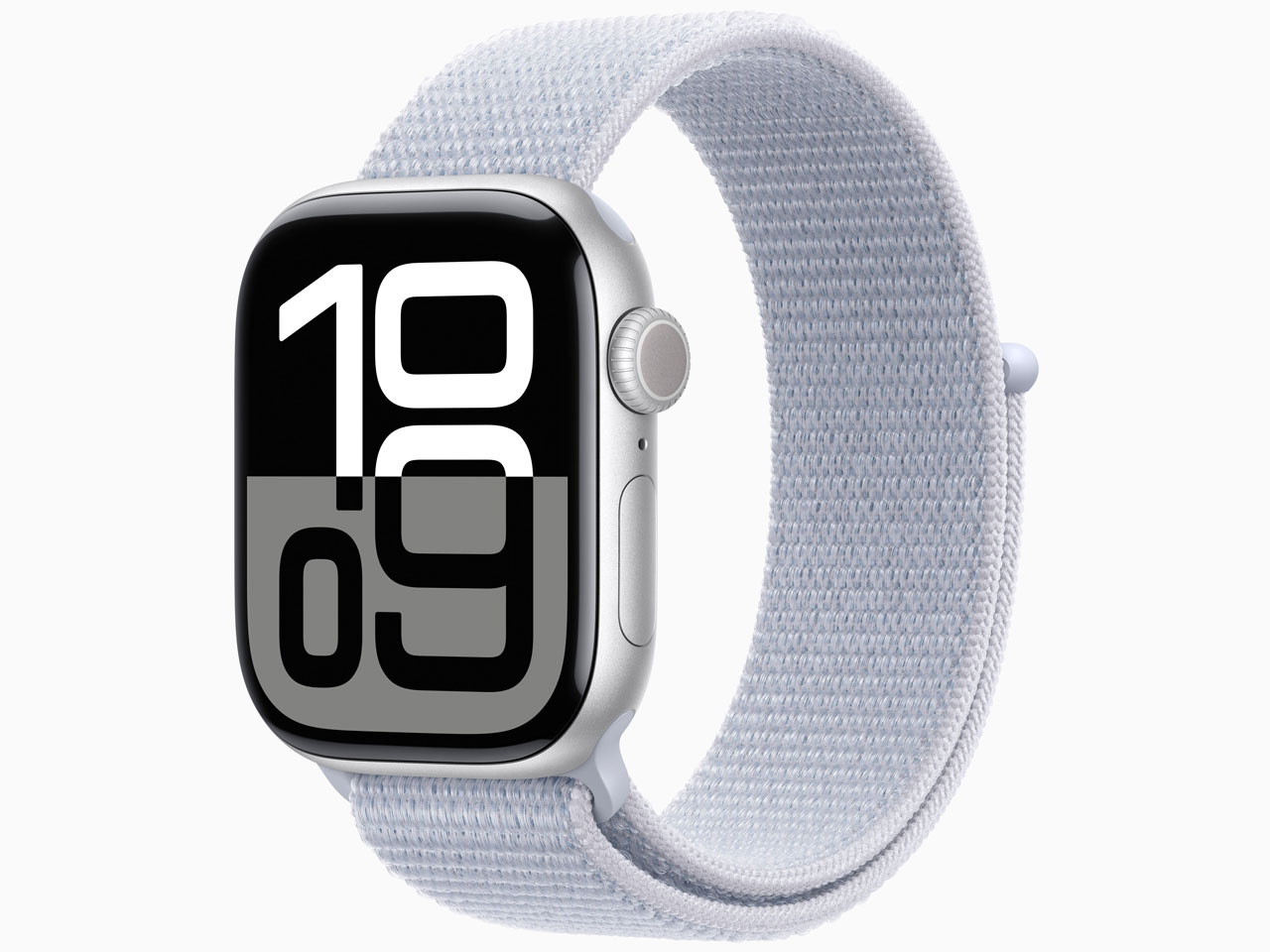 Apple Watch Series 10 GPSモデル 42mm MWWD3J/A [シルバー・ブルークラウドスポーツループ]