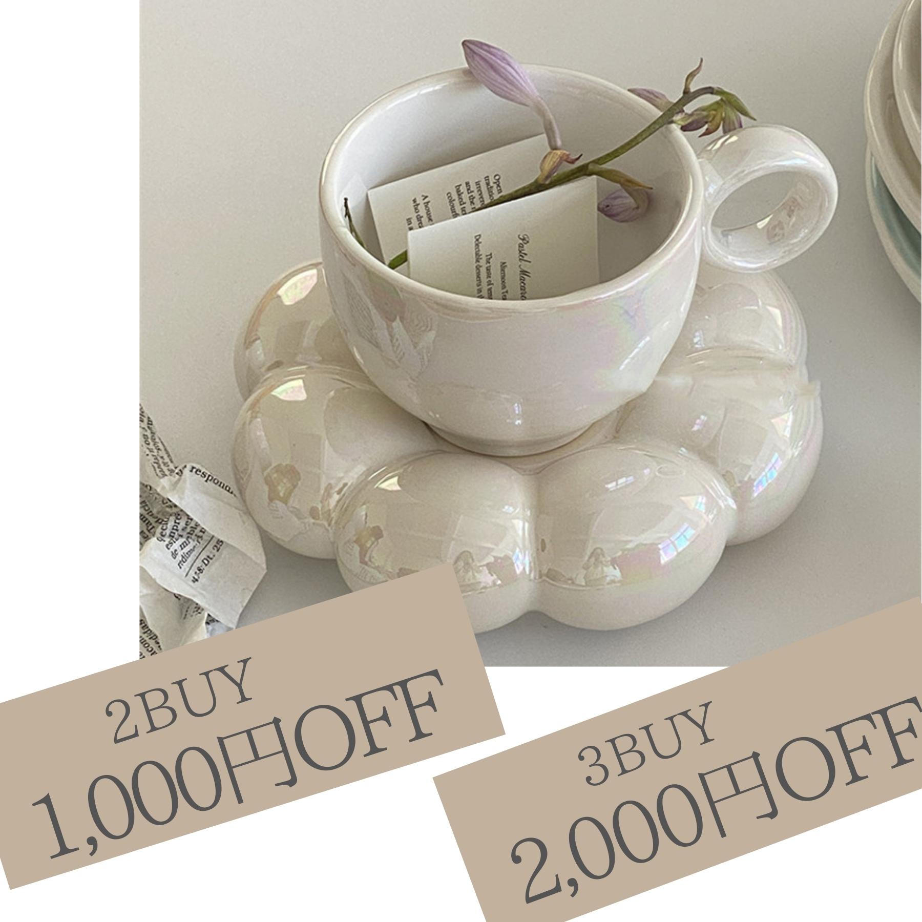 韓国インテリア マグカップ ソーサ― コーヒーカップ 韓国雑貨 インテリア 食器　instagram インスタ