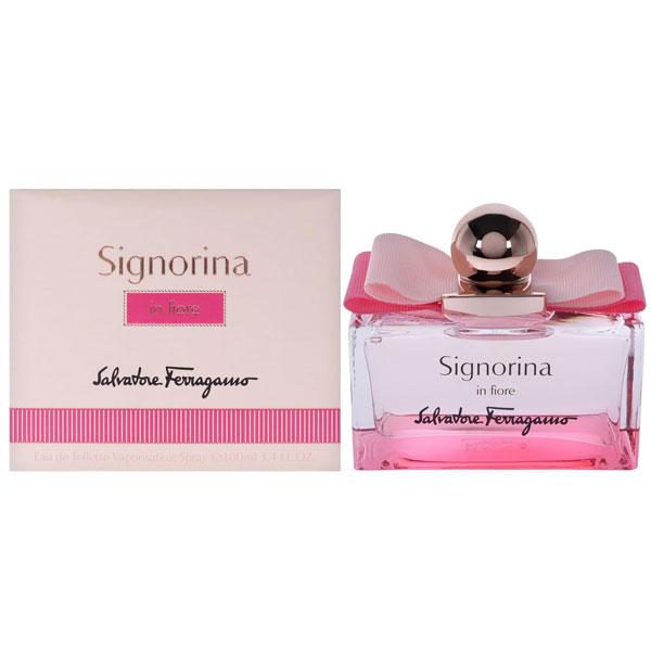 【訳あり】 フェラガモ シニョリーナ イン フィオーレ EDT オードトワレ SP 100ml 【箱不良】 香水 FERRAGAMO