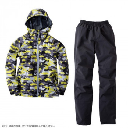 イーブンリバー ストレッチレインスーツ イエローカモ(11) サイズ:3L ME300