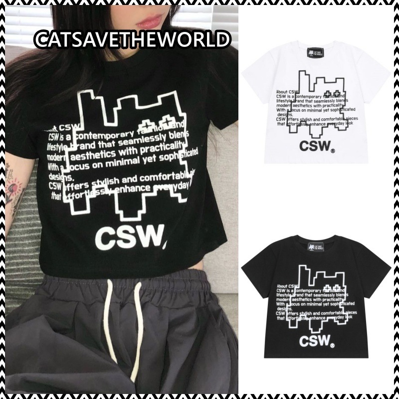 CATSAVETHEWORLD GLITCH LETTERING PIXEL ART LOGO HALF T