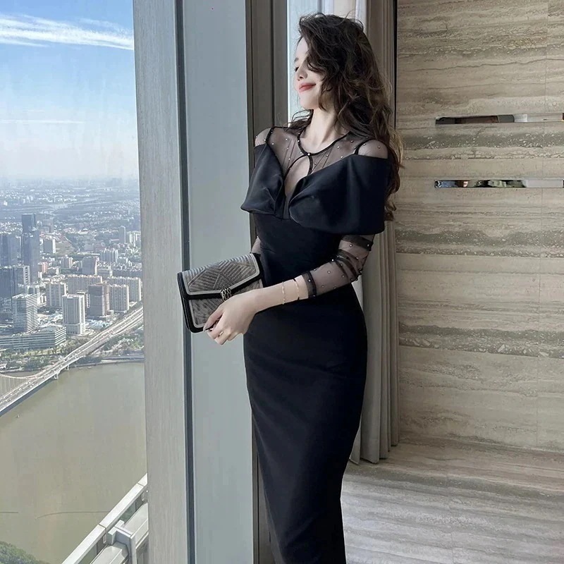 秋 ワンピース フォーマル パーティードレス キャバドレス 着痩せ 大人 披露宴 卒業式 結婚式 演奏会 同窓会 ウェディング ステージ 通勤 正式 23130%までに制限 5,493円