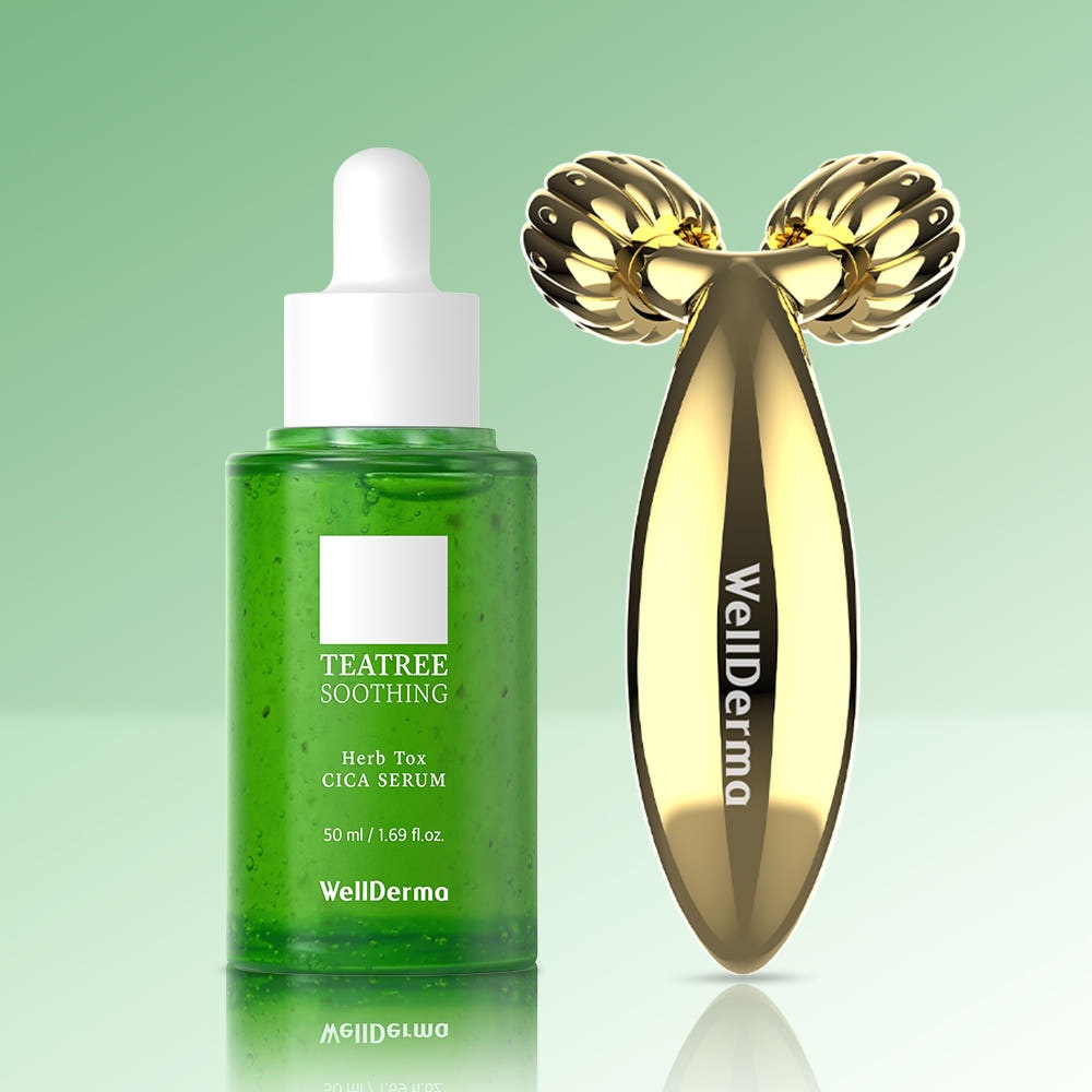 [ウェルダーマ] シカケア セラム&ローラーセット(セラム 50ml+ローラー) +マスクパックをプレゼント