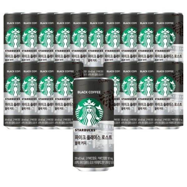 スターバックス スターバックス パイク プレイス ロースト ブラック 200ml 18個