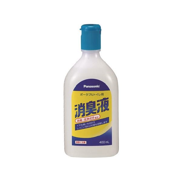 （まとめ）ポータブルトイレ用消臭液 400ml 無色[x5セット]