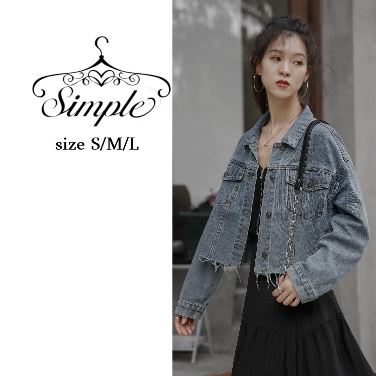 レディース ファッション トップス 大きいサイズ 可愛い きれいめ 襟付き オーバー 立ち襟 ミモレ おしゃれ 大きめ 夏 春 夏 秋 韓国 20代 30代 40代 体型カバー デニム ジャケット