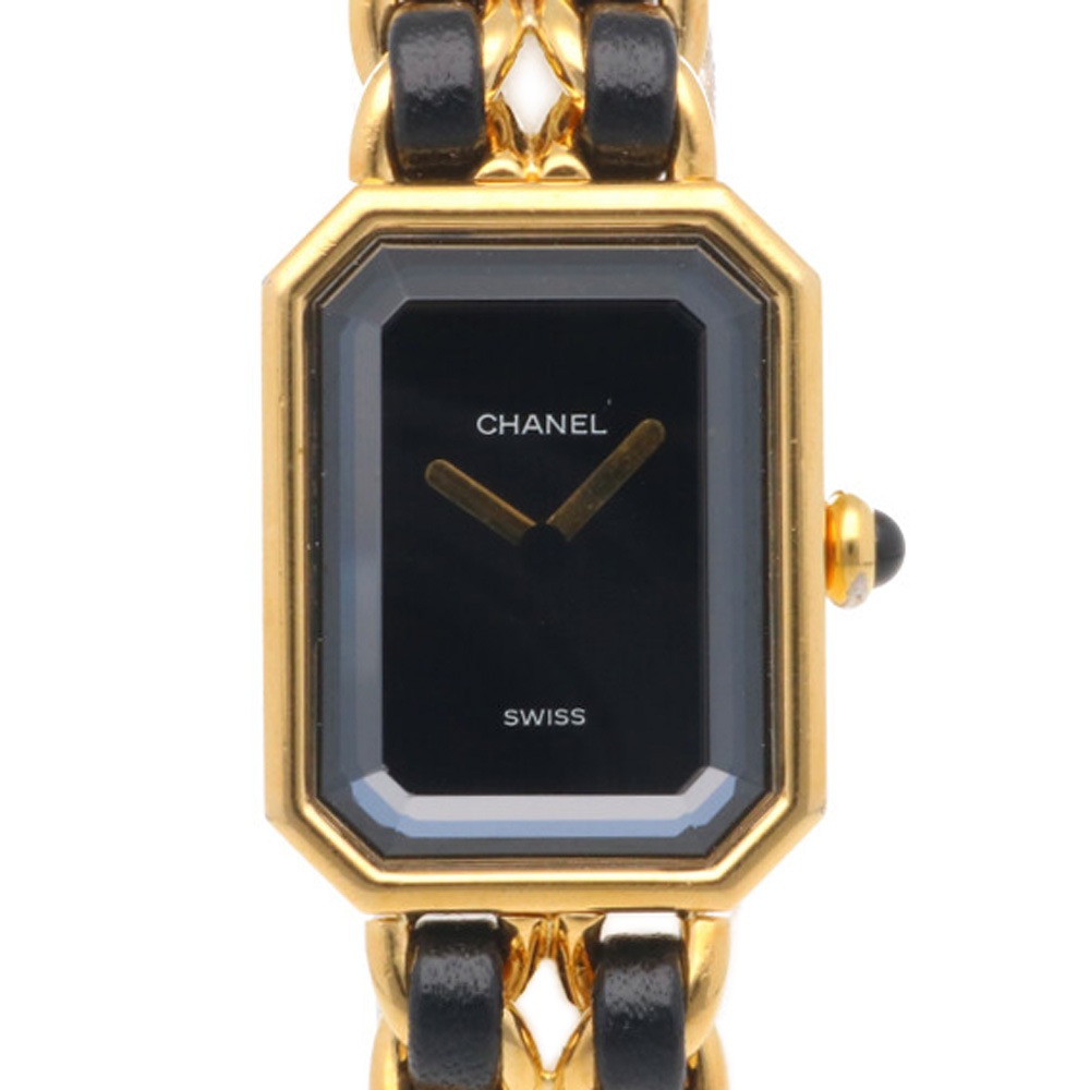 シャネル プルミエール L 腕時計 GP H0001 クオーツ 1年保証 CHANEL 中古