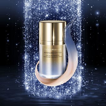 マスクに付かないとTVで話題！！ジェルおしろいカバーマーク モイスチュア コート ジェル35g　専用パフ付き