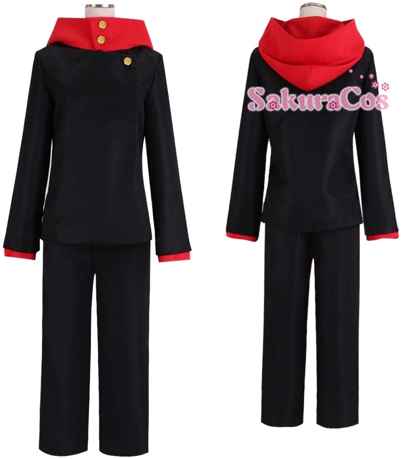 即納品 呪術廻戦 虎杖 悠仁 いたどり ゆうじ 漫画版 コスプレ衣装 コスチューム ハロウィン ク