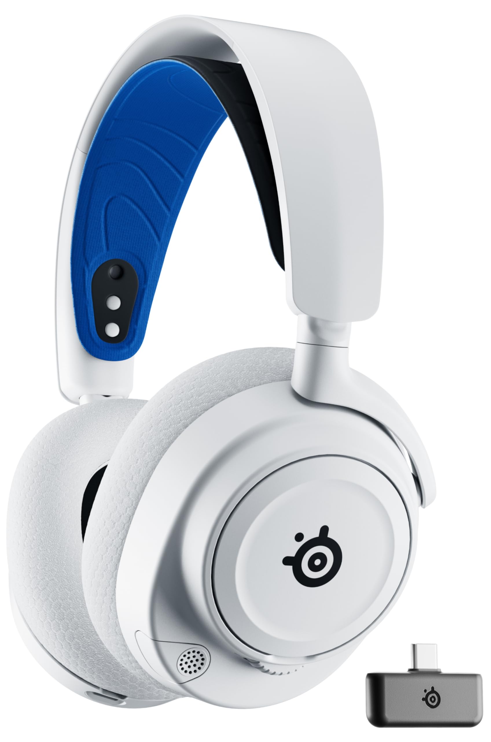 SteelSeries ワイヤレス ゲーミングヘッドセット ヘッドホン 軽量 ボイスチャット可能 ゲームとスマホを同時接続 Arctis Nova 7P 無線 密閉型 Switch/Switch2/P