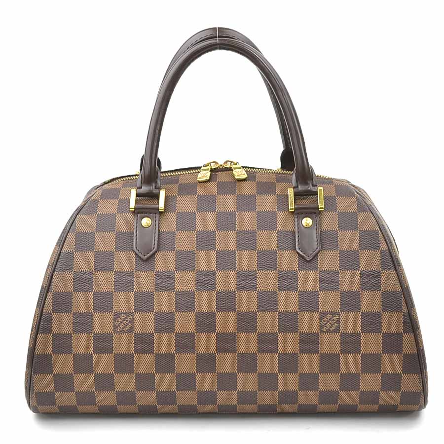ルイ ヴィトン LOUIS VUITTON ハンドバッグ ダミエ リベラMM ダミエキャンバス ブラウン ゴールド レディース N41434 e60935a