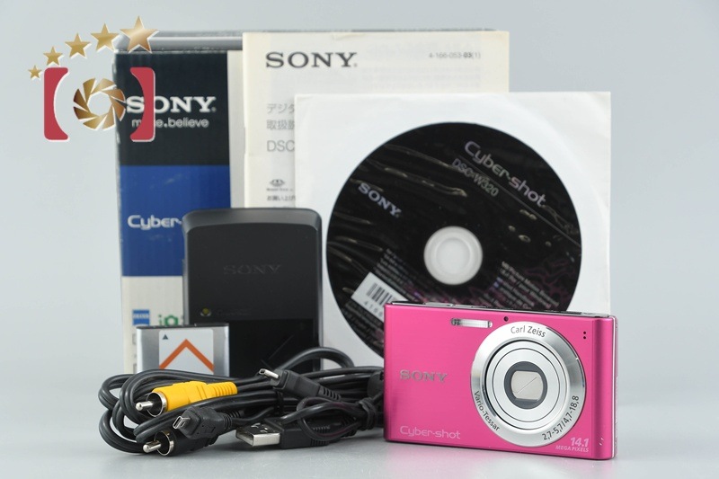 Cyber-shot DSC-W320 ピンク コンパクトデジタルカメラ 元箱付き