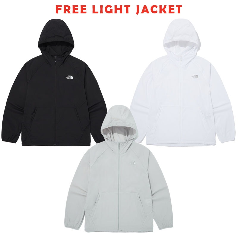 韓国正規品保証 関税負担なし NJ3LQ05J FREE LIGHT JACKETデイリー 基本 着装 男子 女子 人気 韓国 ファッション 男女共用 アウトドア