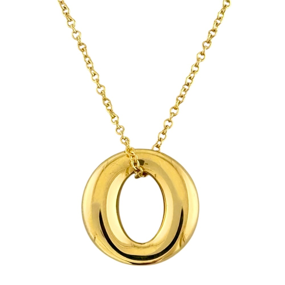 ティファニー セビアナ ネックレス 18金 K18イエローゴールド TIFFANY&Co. 中古 美品