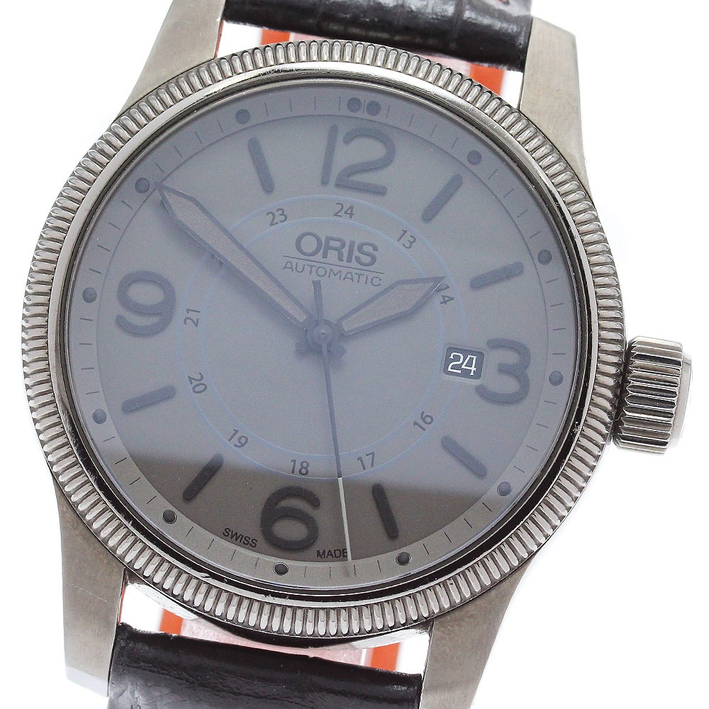 オリス ORIS 7629-42 ビッククラウン デイト 自動巻き メンズ _871666【中古】