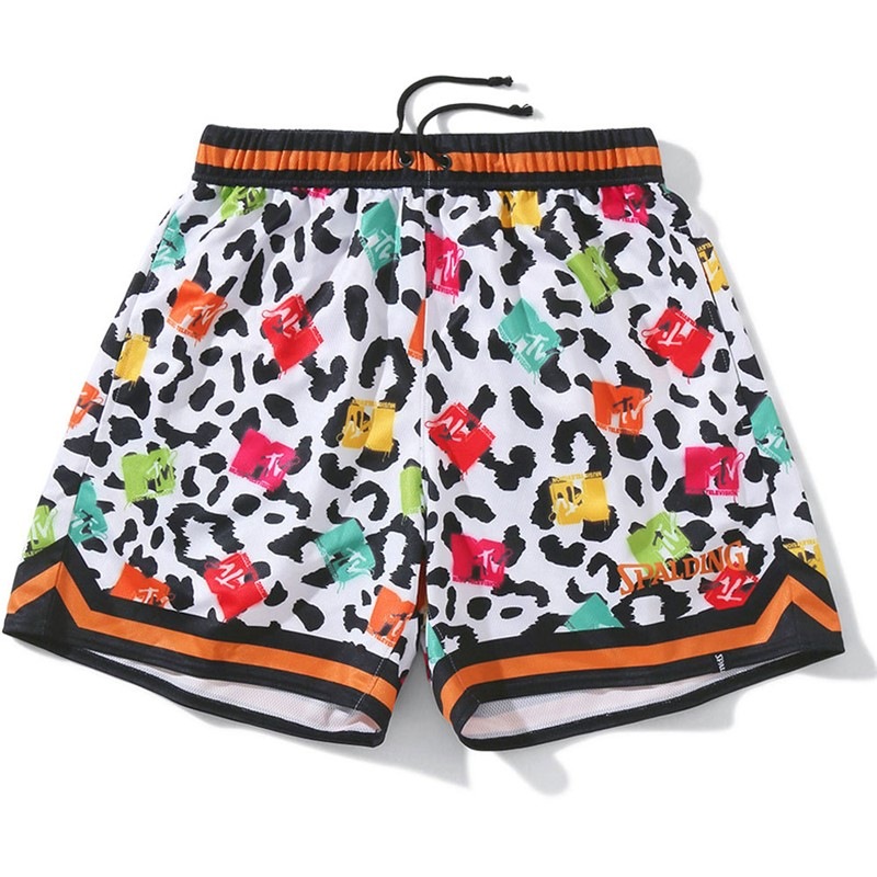 プラクティスパンツ MTV レオパード バスケット プラクティクスパンツ (smp23030m-2000)