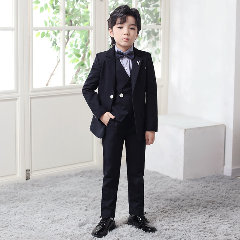 子供用スーツ ワンピース 秋冬 紳士 スモールスーツ スーツ 男の子 ピアノ 司会 コーラス 演奏スーツ