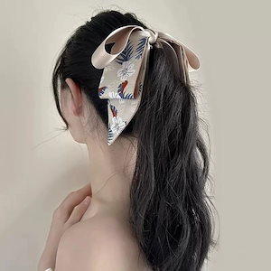 【送料無料】ヘアクリップ バナナクリップ気質ヘアアクセサリーリボンヘアクリップ頭飾りオリジナルヘアピン