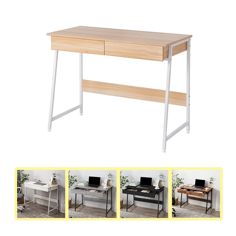 【国内即日発送】パソコンデスク　引き出し付き　幅100*奥48 パソコンデスク 木製 ミシン台 書斎机 学習机 勉強机
