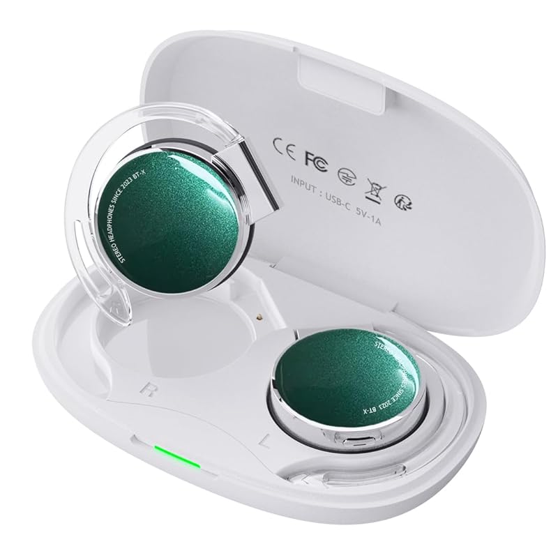 ワイヤレスイヤホン 耳掛け Bluetooth5.3 クリップヘッドホン 耳掛け式イヤホン 開放型 ぶるーとーすイヤホン 両耳折り畳み式 軽量 スポーツBluetoothヘッドセット イヤホン ワイヤ
