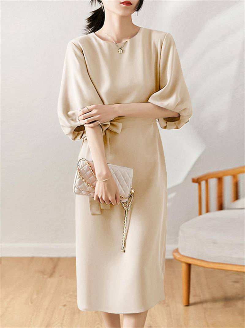 レディースファッション ワンピース ミディアム ワンピ　OL ワンピース/スカート/ミモレ スカート/ひざ丈/ミニスカート フレア//ミニ＆ミディアム＆ロング丈フレアスカートピット ワンピース/レディ