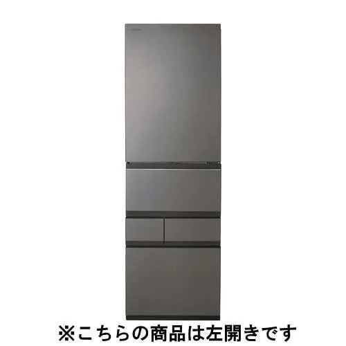【無料長期保証】東芝 冷蔵庫 452L 左開き 5ドア 幅60cm 奥行スリム 3段冷凍室 広々冷蔵室 ベジータ GR-Y450GTL グレー系