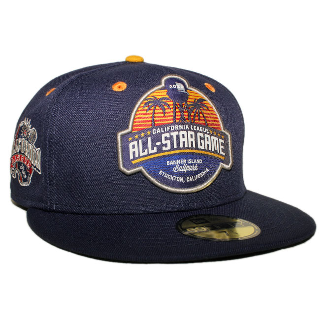 New eraベースボールキャップ 帽子 59fifty メンズ レディース MiLB カリフォルニアリーグ 6 3/4-8 1/4