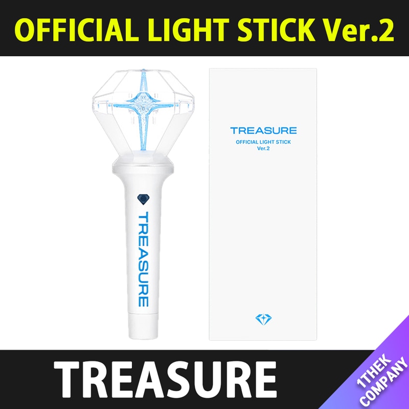 在庫確保済み 【公式特典トレカ付】（ペンライト）TREASURE OFFICIAL LIGHT STICK Ver.2 5,143円