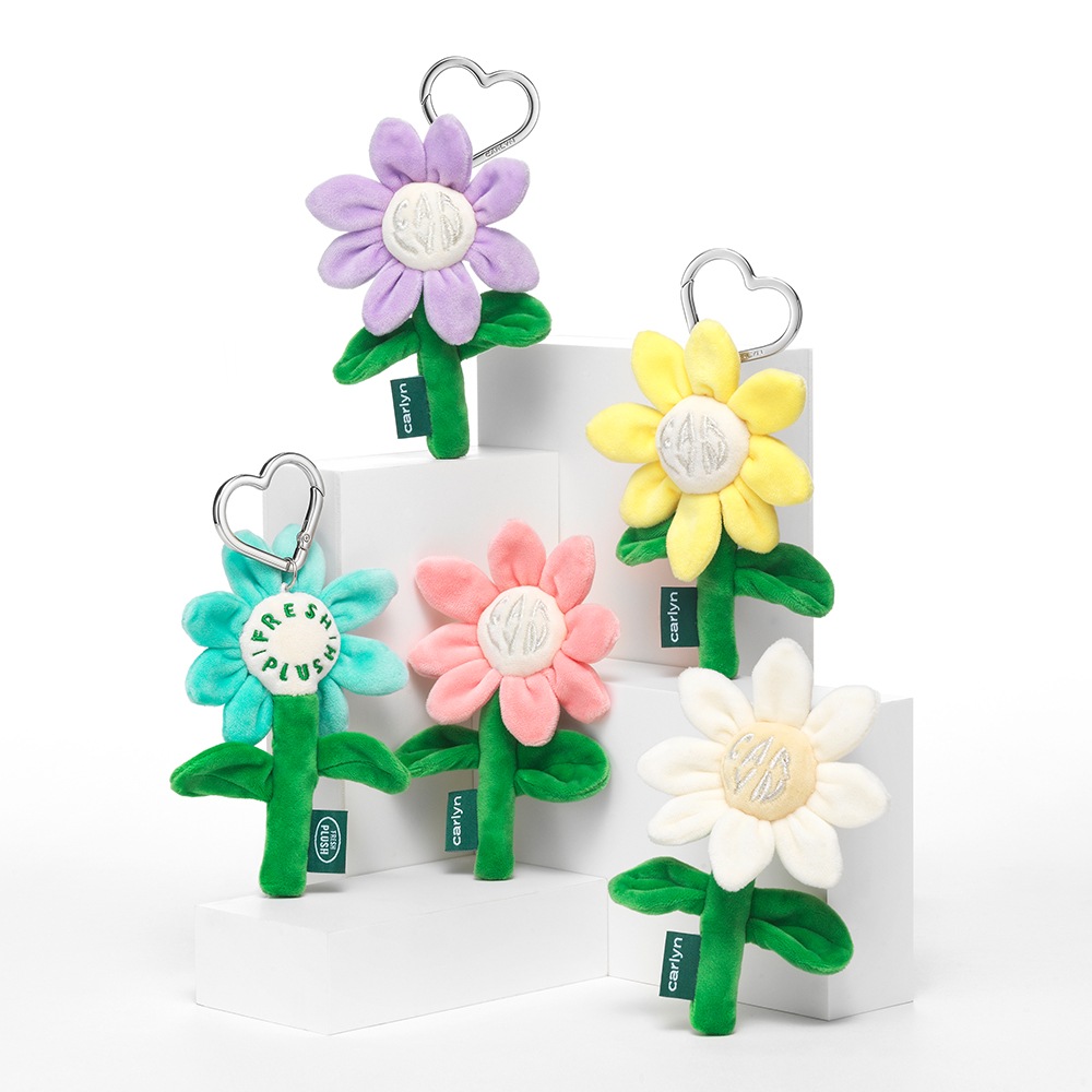 SEVENTEENスングァン着用 カーリン X フレッシュフラッシュ フラワー キーリング (6colors)