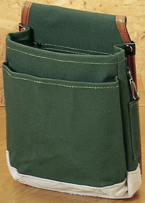 送電工事向け電工用腰袋デラックスタイプ 6号防水 国防 内縫いタイプ（KC-17DXBOD） ガーデ