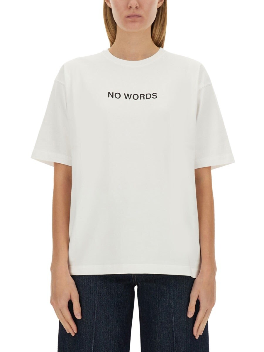 ZY06_V07085072 ホワイト 秋冬2024 Tシャツ レディース ia